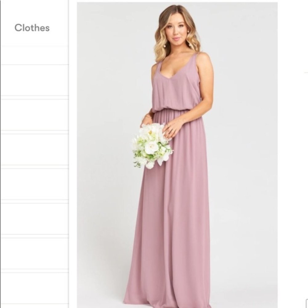 Show Me Your Mumu Kendall Maxi Antique Rose XS NWT